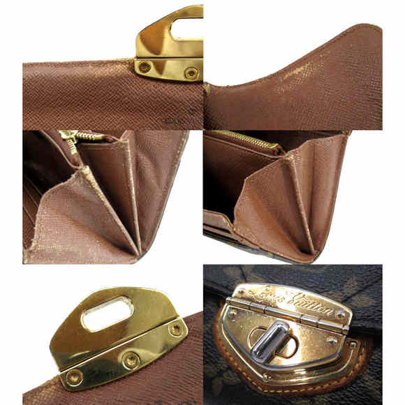 Louis Vuitton Monogram Etoile Portefeuille Sara Quilted Long Wallet Brown - Picture 5 of 6